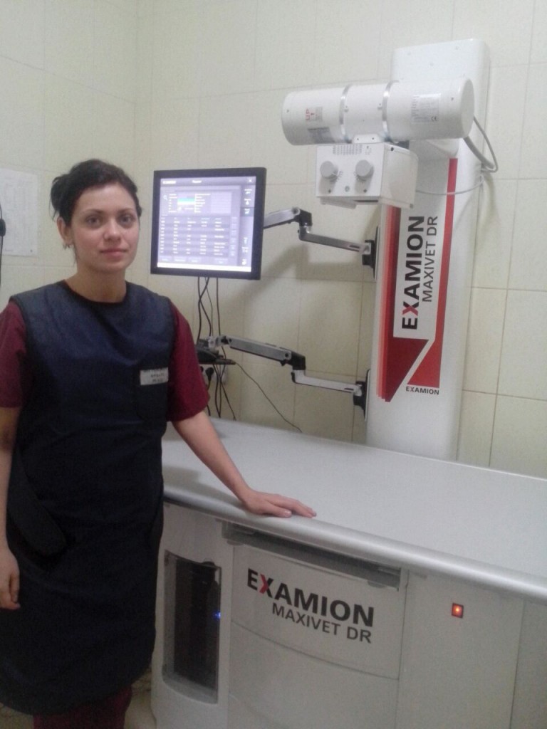 Стационарный комплекс прямой цифровой рентгенологии «EXAMION Maxivet 300HF FPS»